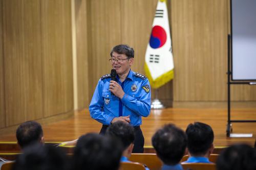 240513 중부지방해양경찰청장, 보령해양경찰서 치안 현장 방문 및 공직기강 확립 특별교육 실시 사진8