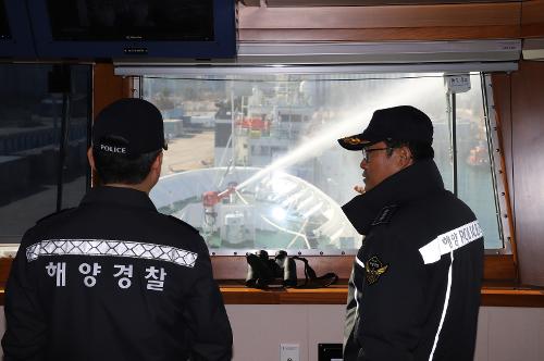 동절기 해양사고 즉응태세 유지를 위한 현장 장비점검 실시(24.12.24.) 사진1
