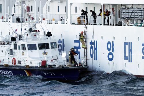 2025년 4분기 수난대비기본훈련, 여객선 화재 다중인명구조 훈련 (25.11.21.) 6