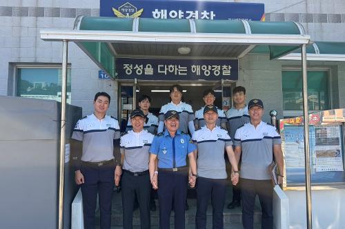 부산해양경찰서장, 다대 연안 위험구역 집중 점검(26. 8. 2)