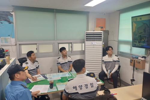 부산해양경찰서장, 다대 연안 위험구역 집중 점검(26. 8. 2) 2
