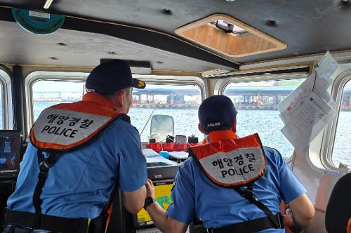 부산해양경찰서장, 태풍 돌핀 북상대비 현장점검(26. 8. 4) 2