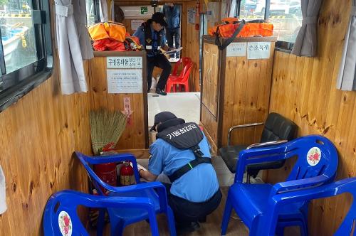 창원해경, 여름철 다중이용선박 안전관리 강화(240715)
