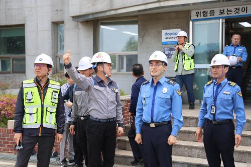 (24.05.09) 동해청장, 대한송유관공사(강원지사) 해양시설 현장점검 사진1