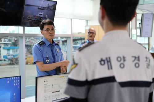 (24.07.18) 동해청장, 울진권 치안현장 점검 사진1