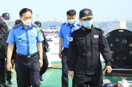 210716 동해해양경찰서장, 해상치안현장 점검(3007함, 3016함) 사진6