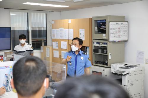 210720 동해해양경찰서장, 해상치안현장 점검(삼척파출소)  사진1