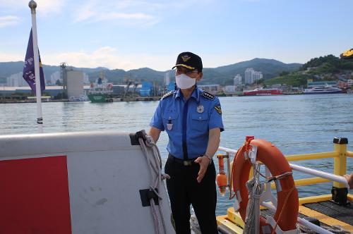 210722 동해해양경찰서장, 해상치안현장 점검(1513함, 임원파출소, 묵호파출소) 사진10