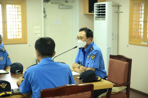 210907 이천식 서장, 추석연휴 대비 치안현장 점검 사진2