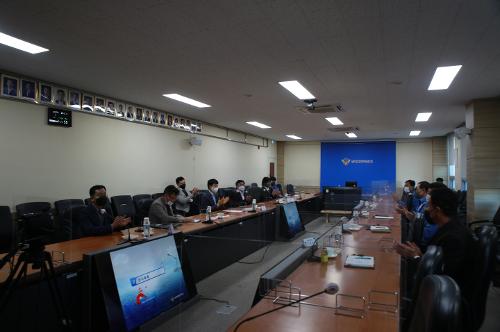 221031 포스코엠텍-한국해양구조협회 기부물품 전달식 사진5