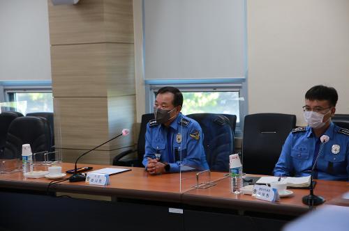 221031 포스코엠텍-한국해양구조협회 기부물품 전달식 사진2