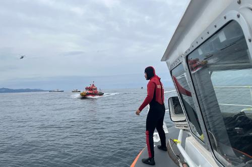 250919 동해해경  낚시어선-레저보드 충돌 상황 가정 3분기 수난대비 훈련 실시 5