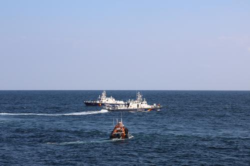 251114 동해해경, 묵호항 해상에서 항만방호·대테러 합동훈련 실시 3