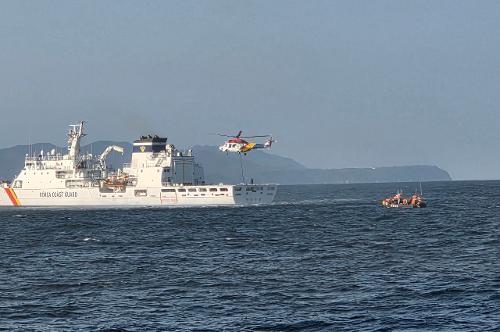 251114 동해해경, 묵호항 해상에서 항만방호·대테러 합동훈련 실시 5