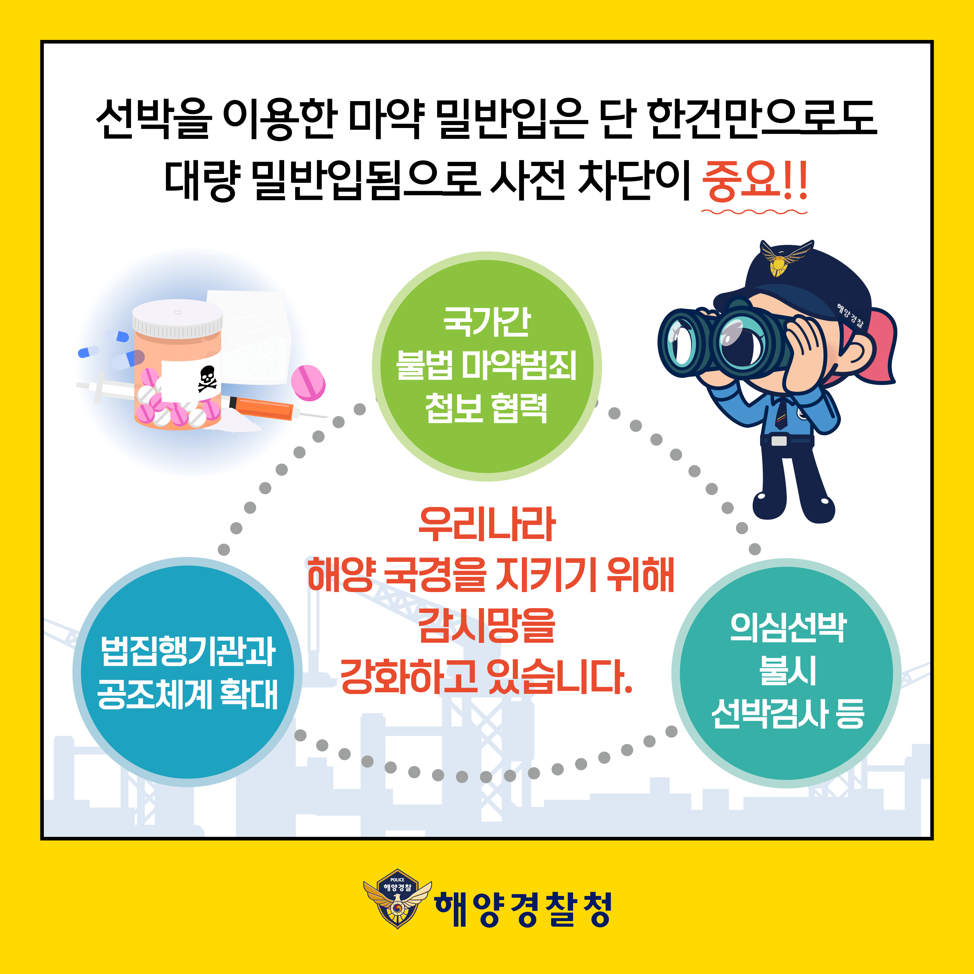 해양 마약범죄 예방 홍보