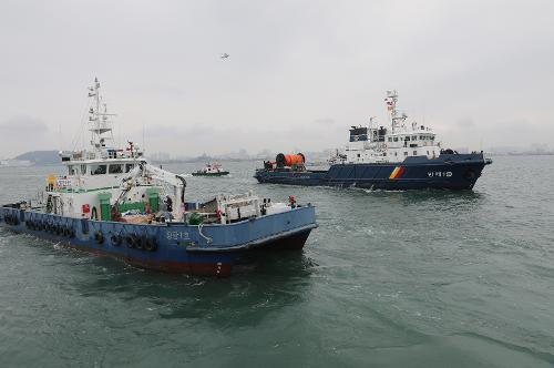 240703 인천해경, 민·관 합동 해상방제훈련 실시 사진1