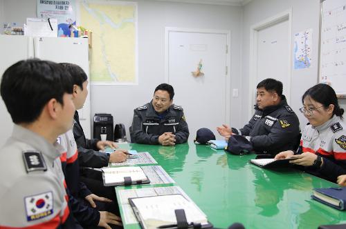인천해경서장, 파출소 치안현장 점검 1