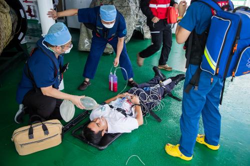 (231010) 해상 합동 항공수색구조 훈련 사진10