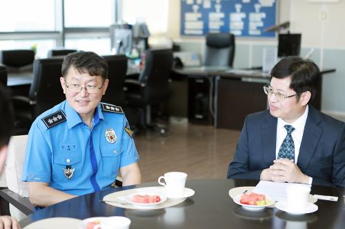 주한 중국대사관 서울 총영사 중부해경청 예방(2024.6.20.) 사진1