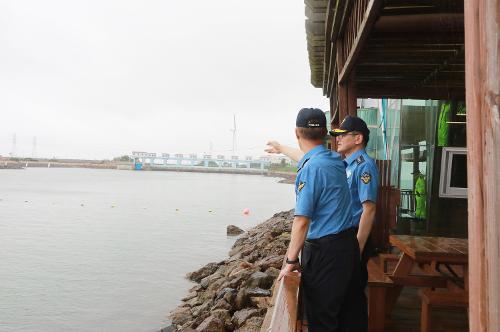 김용진 중부해경청장, 시화호조력발전소 및 안산파출소 현장 점검 (2024.07.08.) 사진2