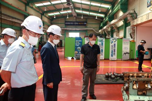 제9대 박상식 해양경찰정비창장 취임 및 현장 순시(21.08.02) 2