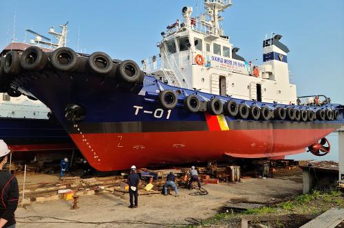 해양경찰정비창, 500톤급 최신예 예인정 인수요원 배치 1