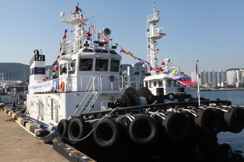 해양경찰정비창 예인1호정 취역식 3