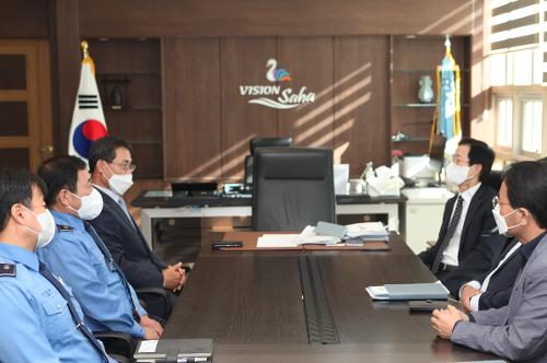 해양경찰정비창 체육시설 지역민 개방 (사하구청과 업무협약 체결) 3