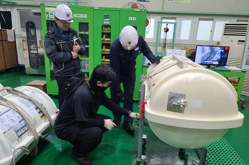 해양경찰정비창, 팽창식 구명뗏목 교육과정 개설 1