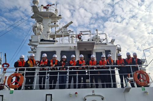 몽골 경찰 치안연수단, 해양경찰부산정비창 방문 3