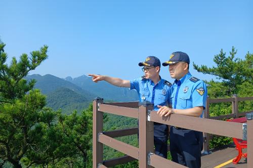 250708 채수준 목포해경서장, 내해 관할해역 및 흑산도, 홍도 치안현장 점검 사진1