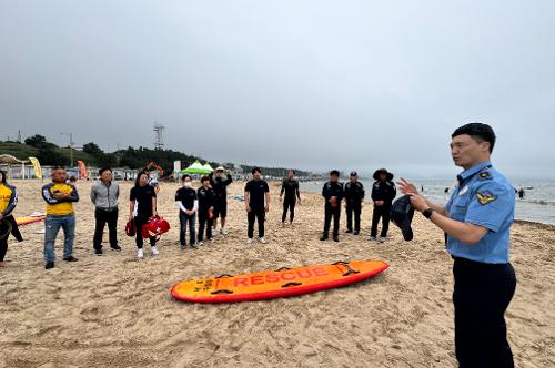 240716 포항해경, 여름철 성수기 대비 민·관 인명구조 합동훈련 실시 사진3