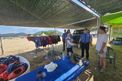 240805 포항해양경찰서장, 수상레저 특별 안전관리 실시 사진1