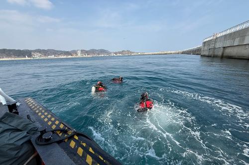 260311 포항해경, 울진해경구조대 수중수색 합동 훈련 1
