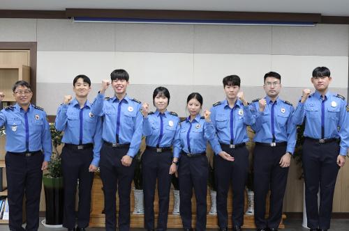 제252기 신임경찰 8명 관서실습