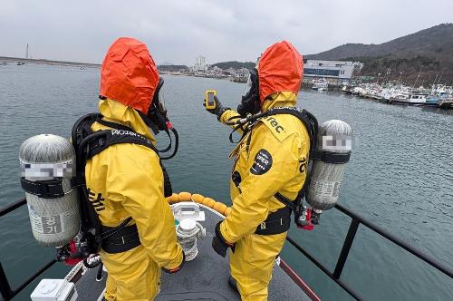 해상 화학사고 대비 장비점검·훈련