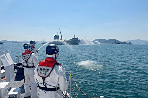 (240618) 사천해경-여수해경 합동 해상방제훈련 사진3