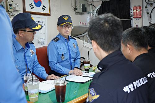 (250411) 서장님 관내 취약해역 현장점검 사진1