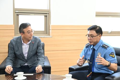 (240705)서귀포시장님 서귀포해경서 방문 사진2