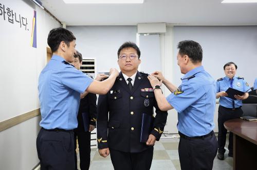 경찰공무원 경감 근속 승진임용식 4