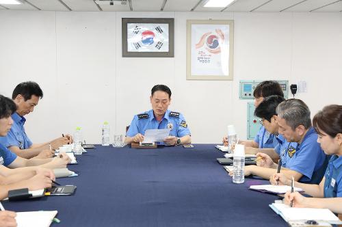서특단장, 추석 전 경비함정 즉응태세·안전 점검 및 공직기강 확립 교육 2