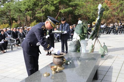 이명준 서해해경청장, 서해수호의 날 기념식 참석 1