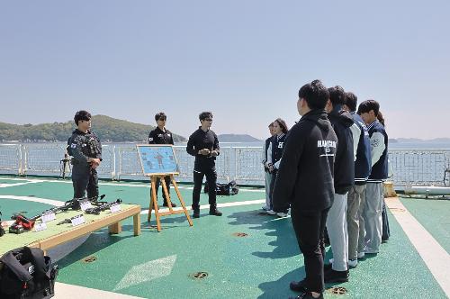 250507 태안해경, 한서대학교 해양경찰학과 대상 함정견학 실시 5