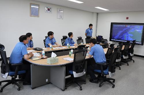 250515 태안해경서장, 대산VTS 업무현황 청취 3
