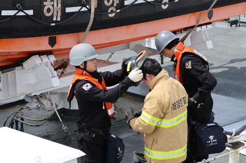 250521 태안해경, 상반기 해상 종합훈련(신진항) 8