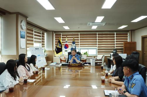 (240626)통영해경서장, 청년인턴과 소통간담회 가져 사진1