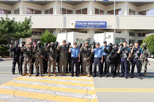 (240925)통영해경, 유관기관 합동 항만방호훈련 실시 사진2