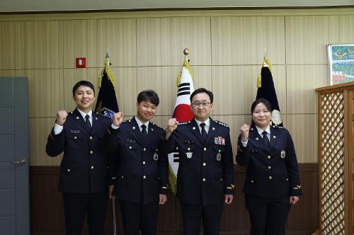 (6월 3일) 울진해경, 신임경찰관 전입신고식 및 선행경찰관 칭찬카드 수여식 거행 사진4