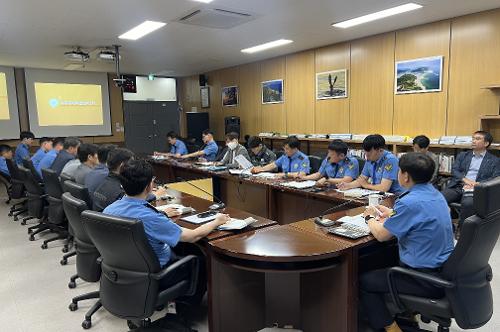 (6월 17일) 울진해경, 종사자와 함께하는 중대재해 예방 소통 간담회 개최 사진1