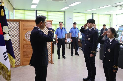(9.29.)제251기 신임경찰관 전입신고식 1